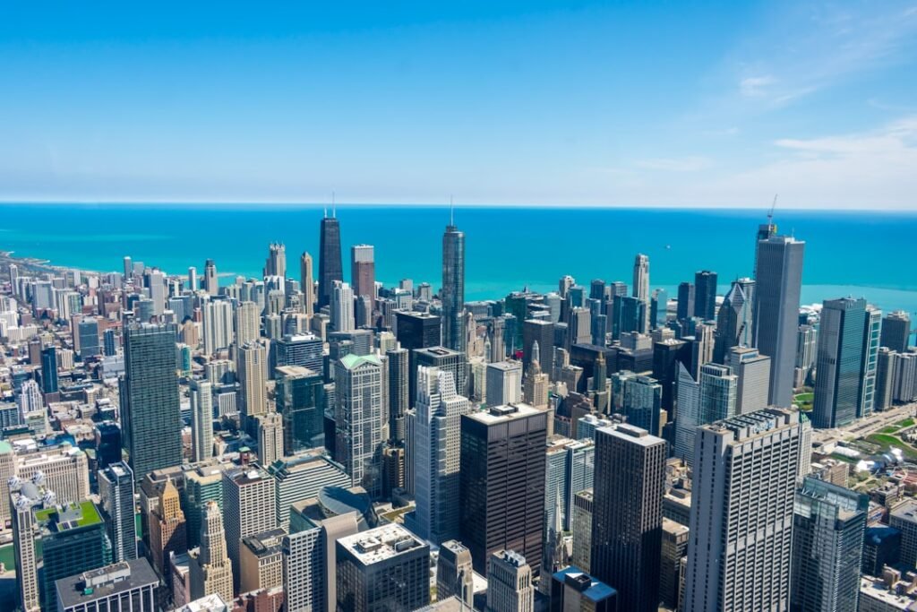aerial photo of city buildings during daytime